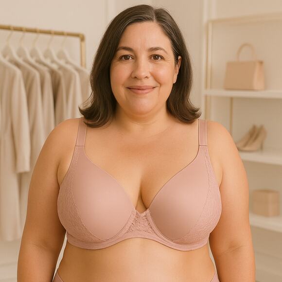 Soma Bra Women's Size 38DDD Embraceable Perfect Full Coverage Underwire Blush - Picture 1 of 4